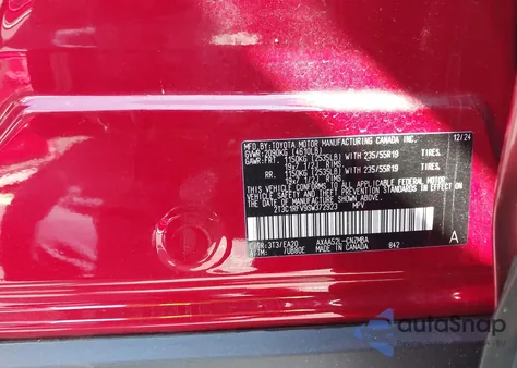 2025 Toyota Rav4 Xle Premium из США, поврежденный, VIN 2T3C1RFV9SW372923